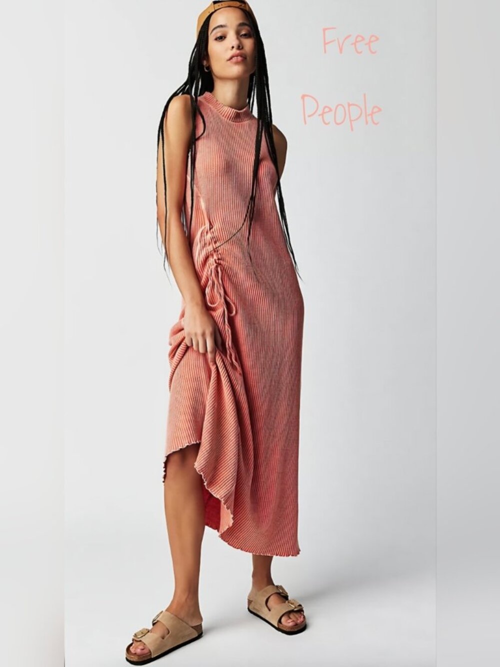 Free People Natasha Sleeveless Midi Dress Size L
